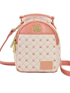 Sanrio Loungefly Mini Bag My Melody and Kuromi Pink Quilted Backpack Purse